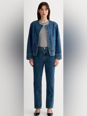 Everlane 90s Cheeky jean in Deep Atlantic size 28